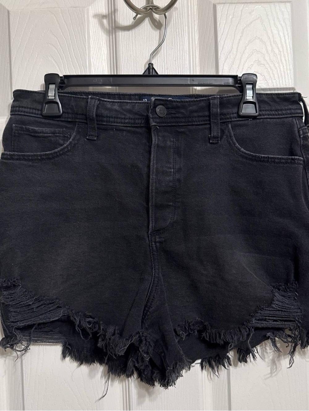 Hollister W31 Black Denim Short